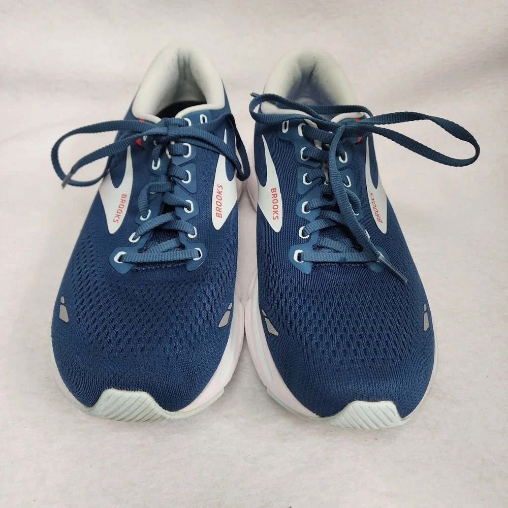 Brooks Ghost 15 1203801B497 Womens US 10.5 B Sneaker Blue Athletic Running Shoes